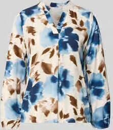 ZABAIONE relaxed fit blouse van pure viscose model 'Lari'