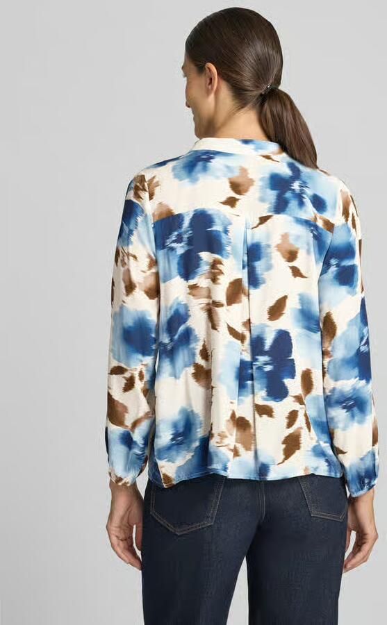 ZABAIONE relaxed fit blouse van pure viscose model 'Lari' - Foto 2