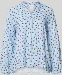 ZABAIONE relaxed fit blouse van pure viscosemix model 'Valeria'