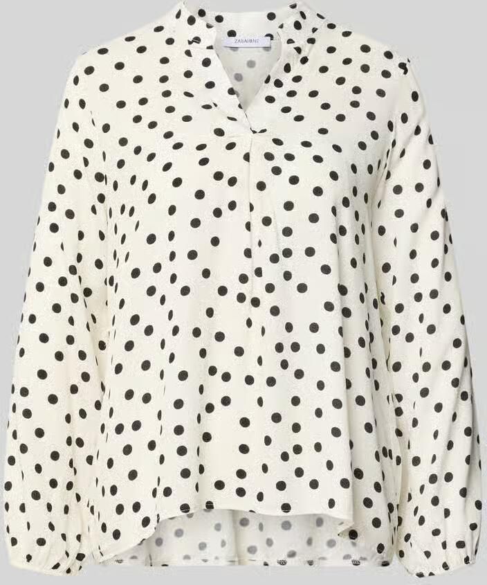 ZABAIONE relaxed fit blouse van pure viscosemix model 'Valeria'