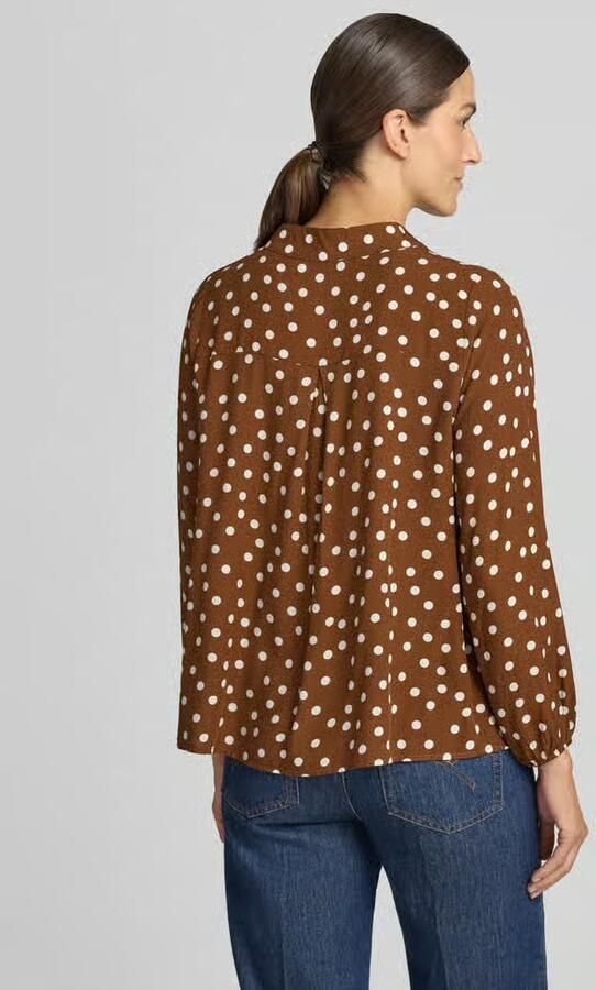ZABAIONE relaxed fit blouse van pure viscosemix model 'Valeria' - Foto 3