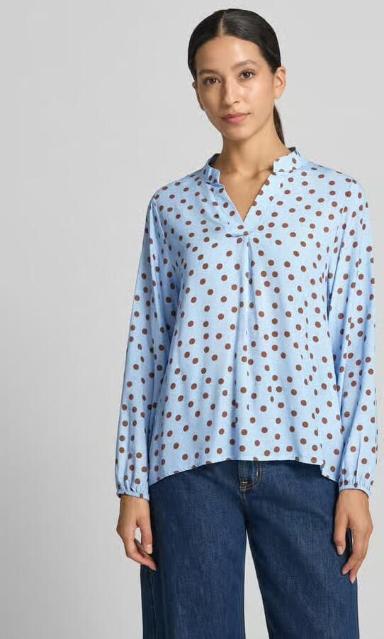 ZABAIONE relaxed fit blouse van pure viscosemix model 'Valeria' - Foto 3