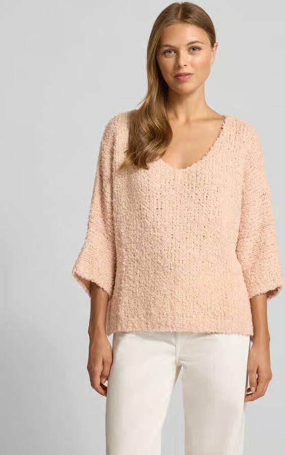 ZABAIONE Relaxed Fit gebreide trui met wol-alpaca-aandeel model 'Em44maa' - Foto 3