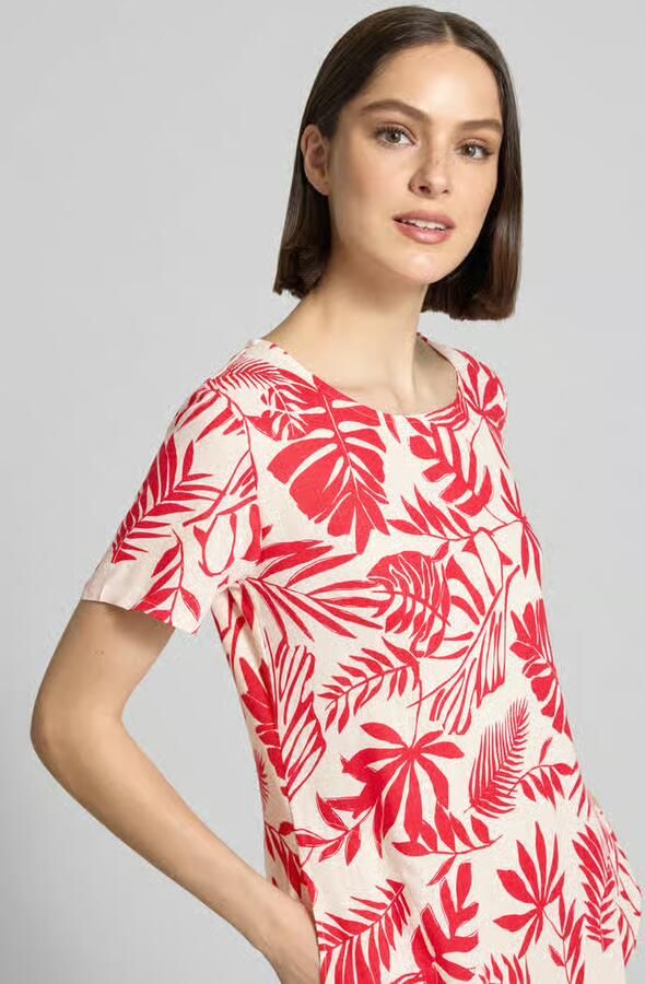ZABAIONE relaxed fit jurk van viscosemix model 'Tara'