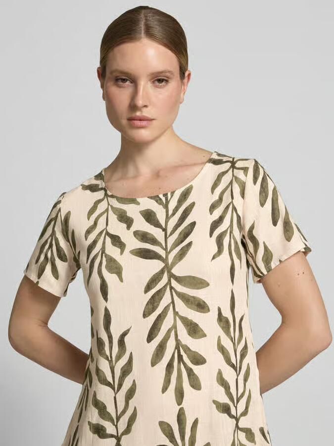 ZABAIONE relaxed fit jurk van viscosemix model 'Tara'