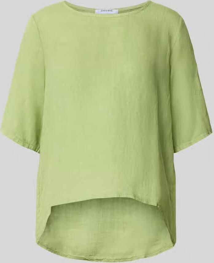 ZABAIONE relaxed fit linnen blouse met 1 2-mouwen model 'Pa44ulaa'
