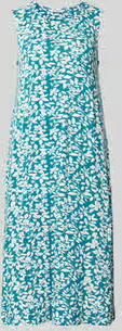 ZABAIONE relaxed fit midijurk van viscosemix model 'Paisley'