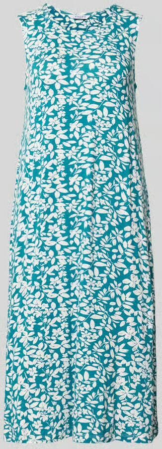 ZABAIONE relaxed fit midijurk van viscosemix model 'Paisley' - Foto 2