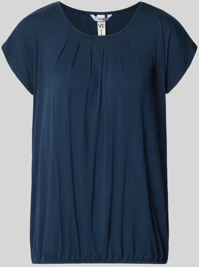ZABAIONE relaxed fit t-shirt van viscosemix model 'Minou'