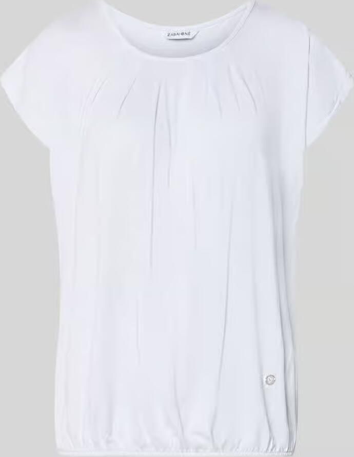 ZABAIONE relaxed fit t-shirt van viscosemix model 'Minou'