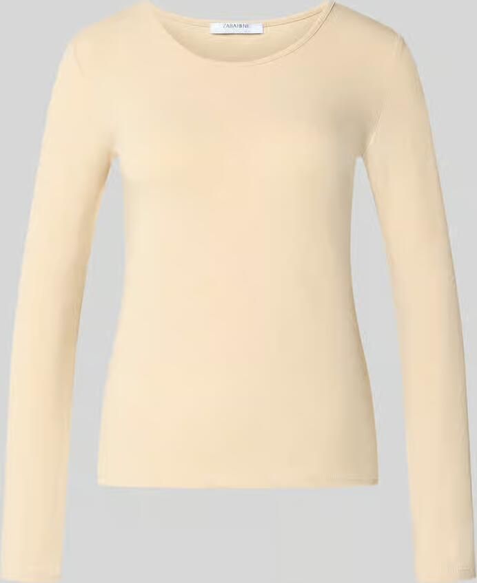 ZABAIONE shirt met lange mouwen met ronde hals