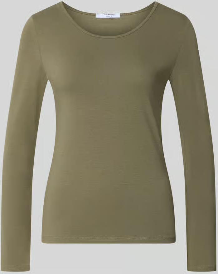 ZABAIONE shirt met lange mouwen met ronde hals