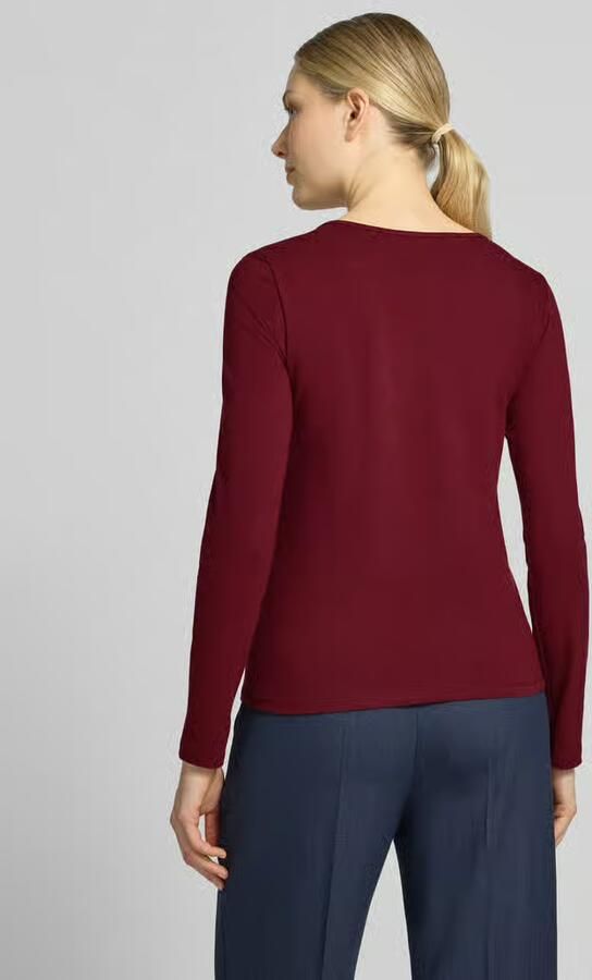 ZABAIONE shirt met lange mouwen met ronde hals - Foto 2