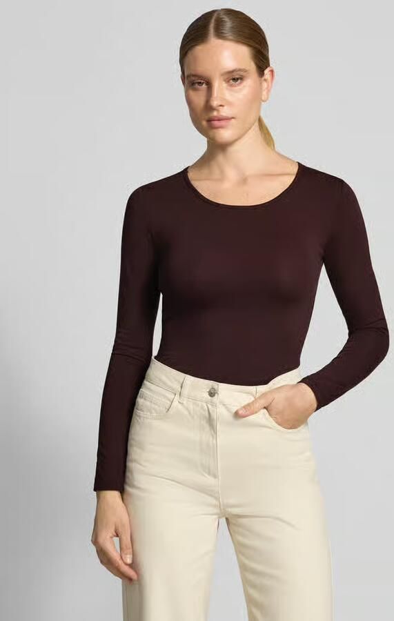 ZABAIONE shirt met lange mouwen van katoenmix - Foto 2