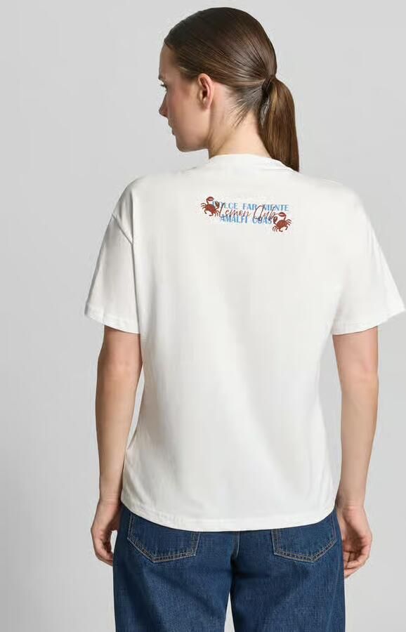ZABAIONE T-shirt met motiefprint en pailletten model 'Lo44bster' - Foto 2