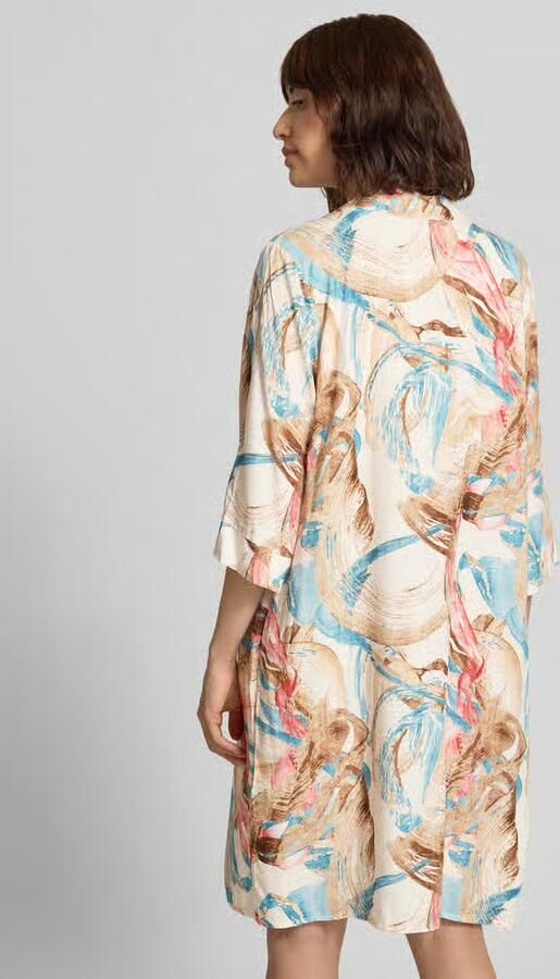 ZABAIONE Tunika-jurk van viscose met V-hals model 'Ge44rdaa' - Foto 3