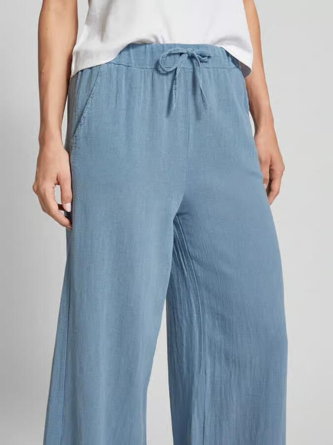 ZABAIONE Wide leg broek met tunnelkoord model 'Cl44arissa' - Foto 2