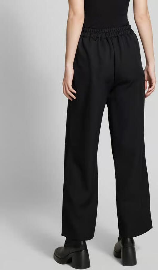 ZABAIONE Wide leg stoffen broek met vaste persplooien - Foto 2