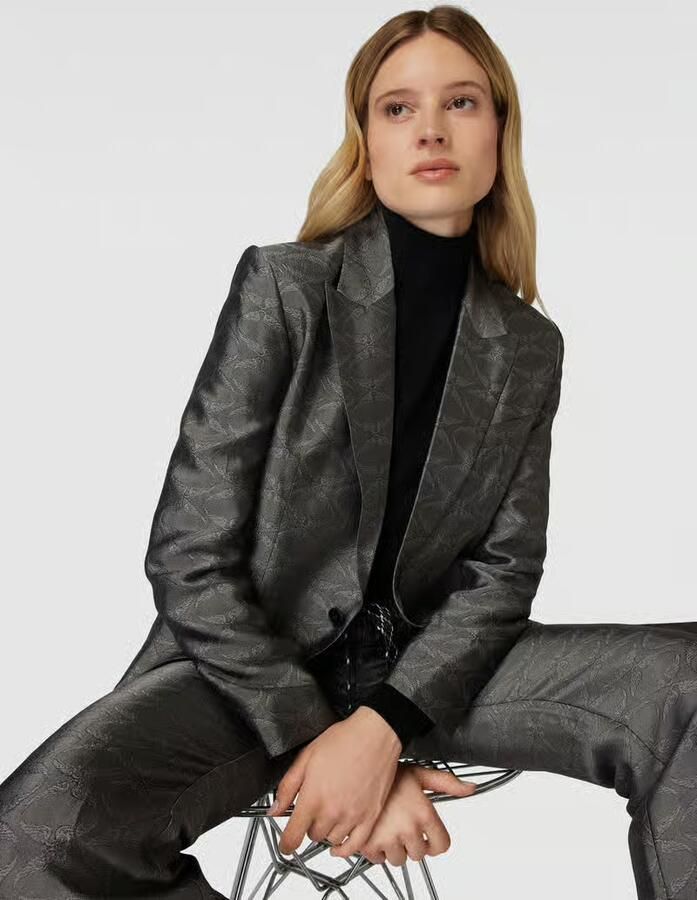 Zadig & Voltaire Blazer met all-over motief model 'VEGY' - Foto 2