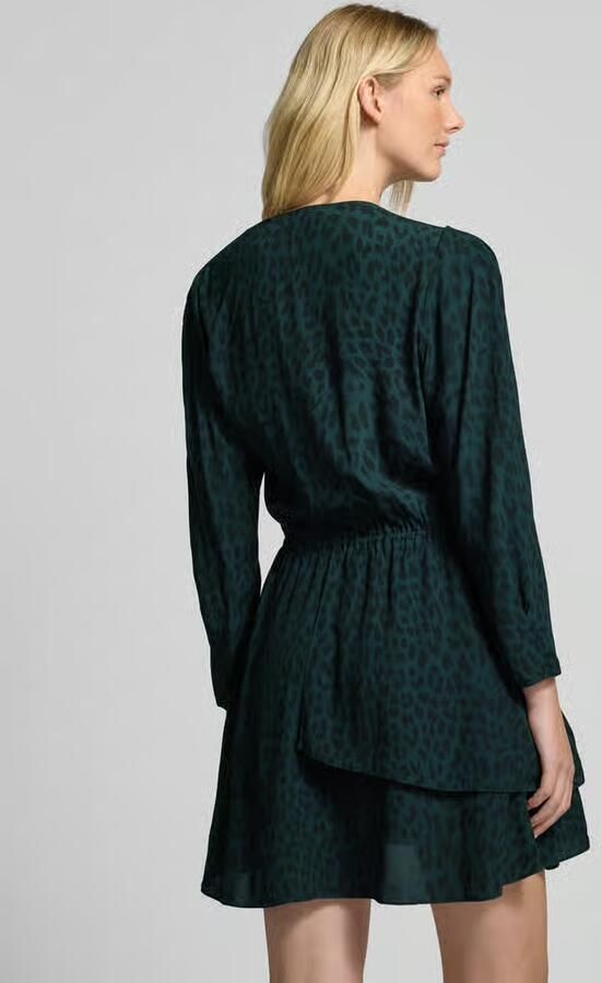 Zadig & Voltaire Knielange jurk in wikkellook model 'ROGERS'