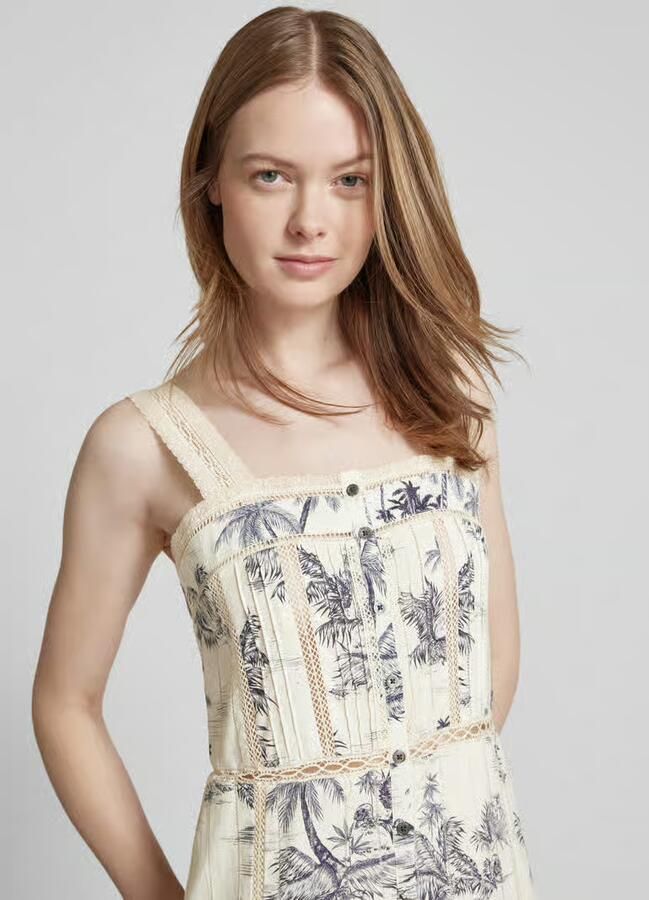 Zadig & Voltaire Midi-jurk met gehaakt kant model 'RENAID'