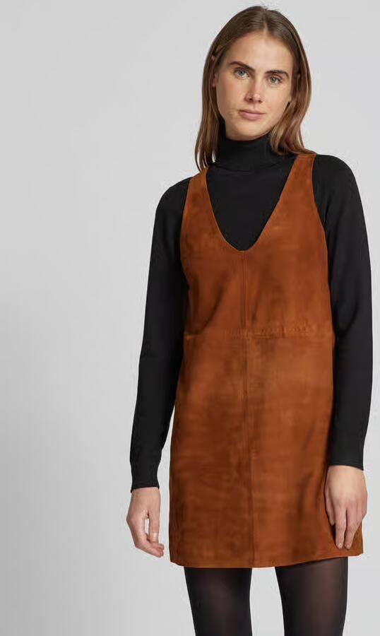 Zadig & Voltaire Mini-jurk in leerlook model 'RASHA' - Foto 3