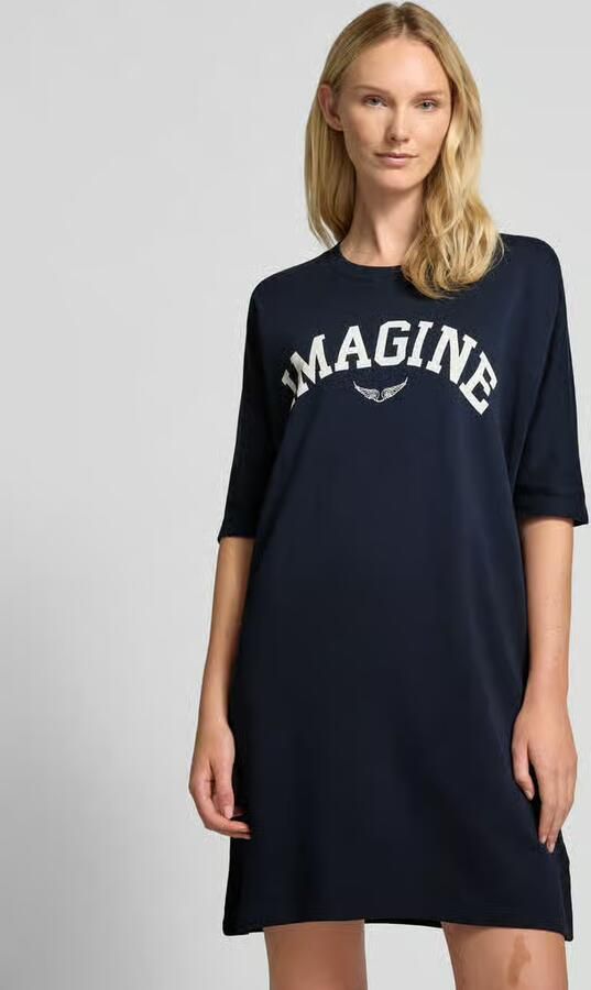 Zadig&Voltaire T-shirtjurk met statementprint model 'PORTMAN' - Foto 2