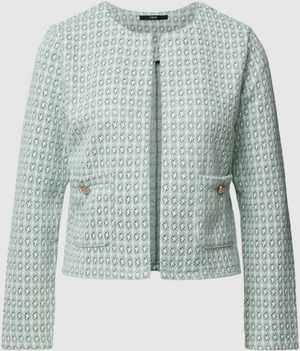 Zero Blazer met all-over motief