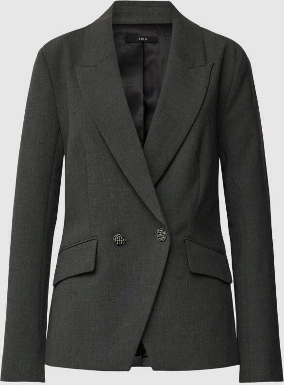 Zero Blazer met reverskraag en knoopsluiting