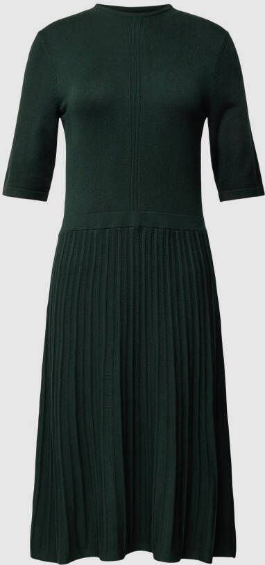 Zero Knielange gebreide jurk in effen design