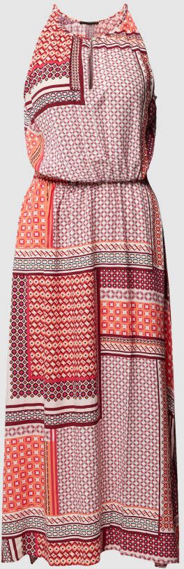 Zero Midi-jurk van viscose met all-over motief
