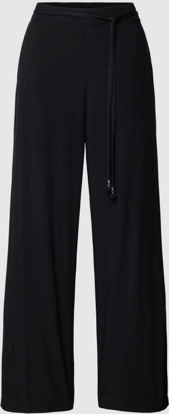 Zero Stoffen broek met tunnelkoord