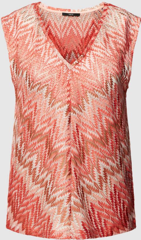 Zero T-shirt met all-over motief
