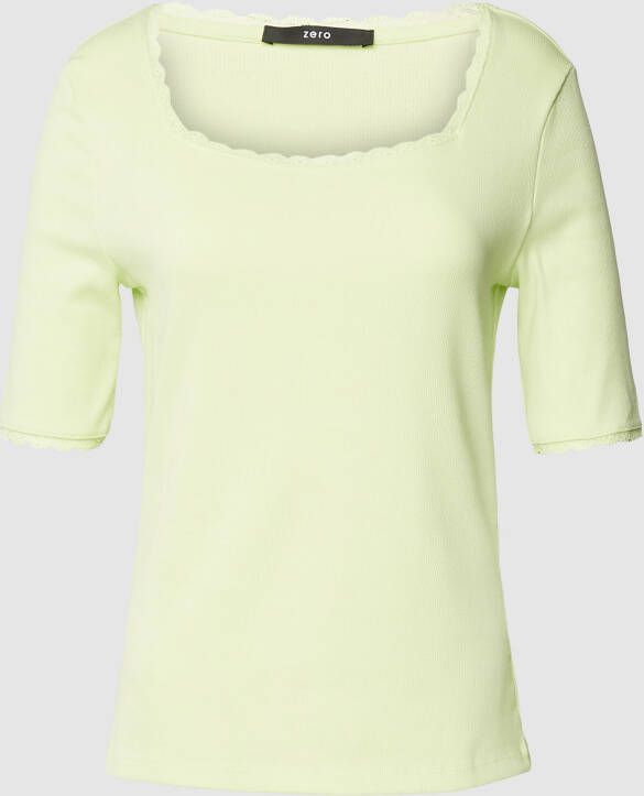 Zero T-shirt met siergarnering
