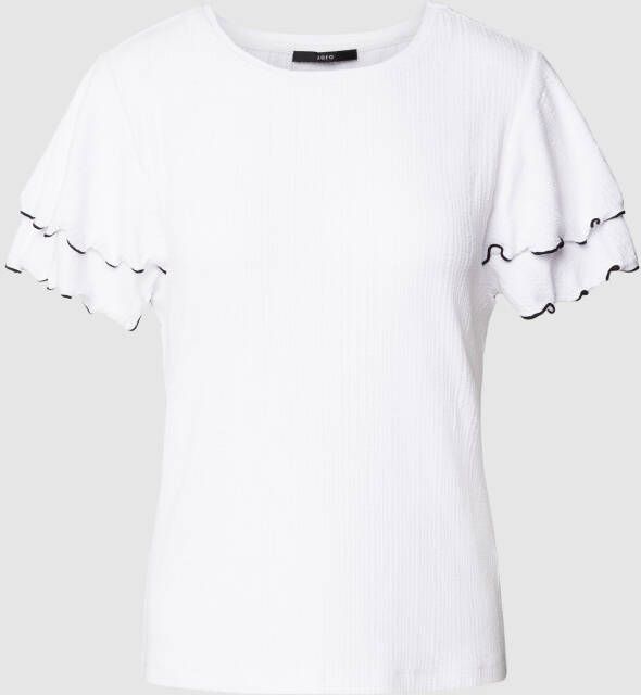 Zero T-shirt met structuurmotief