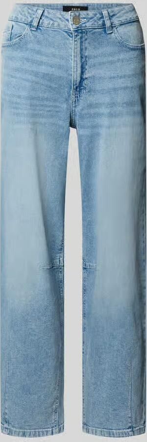Zero barrel fit jeans met steekzakken