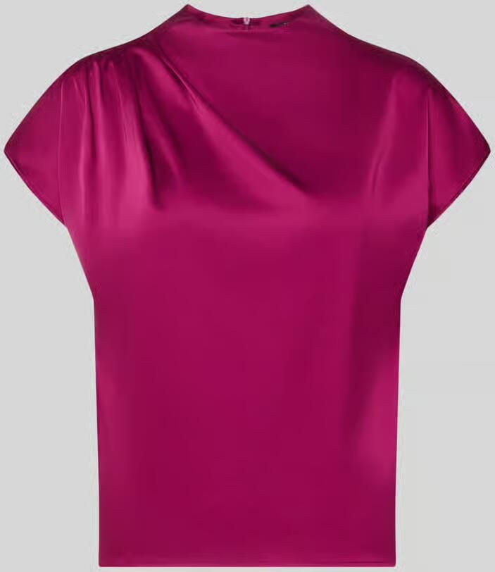 Zero Blouseshirt met ronde hals en kapmouwen - Foto 2