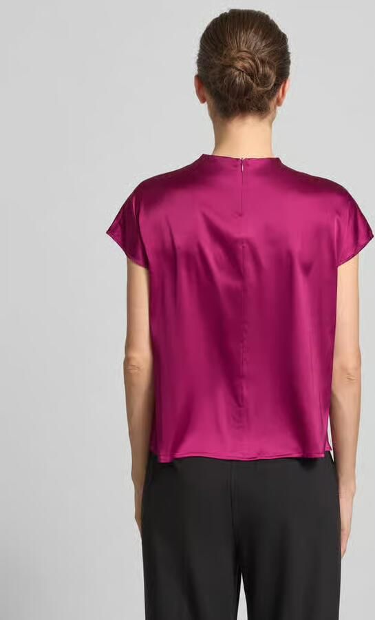Zero Blouseshirt met ronde hals en kapmouwen - Foto 3