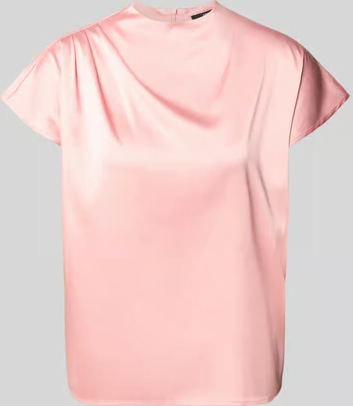 Zero Blouseshirt van satijn met ritssluiting aan de achterkant - Foto 3