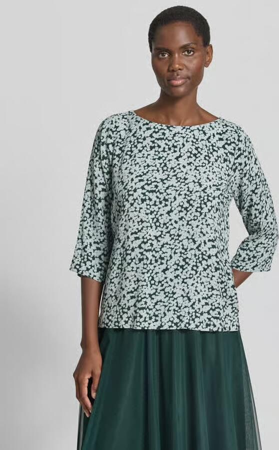 Zero Blouseshirt van viscose met 3 4-mouw - Foto 4