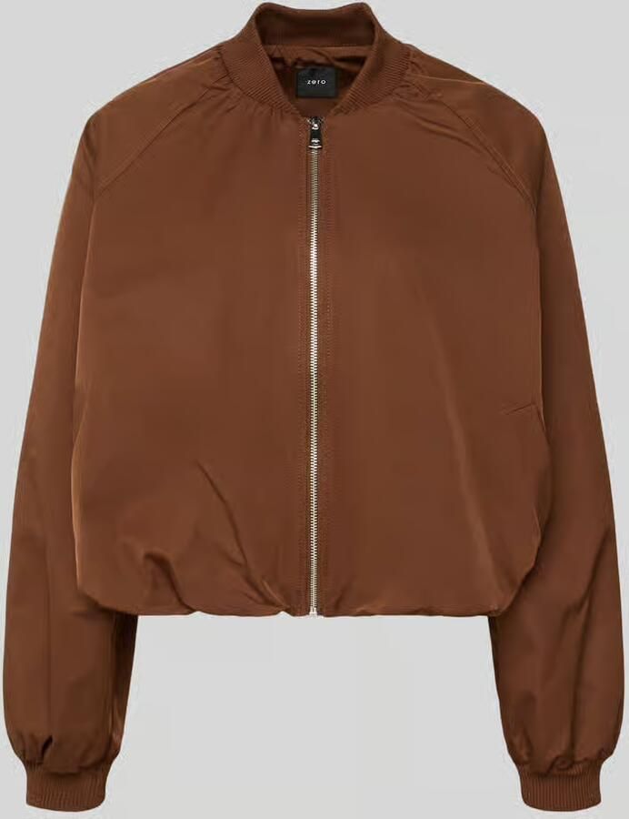 Zero blouson met elastische mouwboorden en ritssluiting - Foto 2