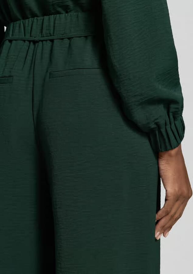 Zero Broek met elastische tailleband en bindceintuur - Foto 2
