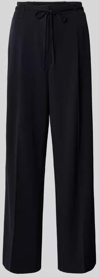 Zero Broek met wijde pijpen en strikceintuur