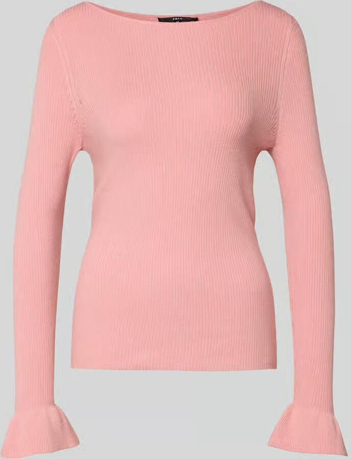 Zero Gebreide pullover met boothals - Foto 2