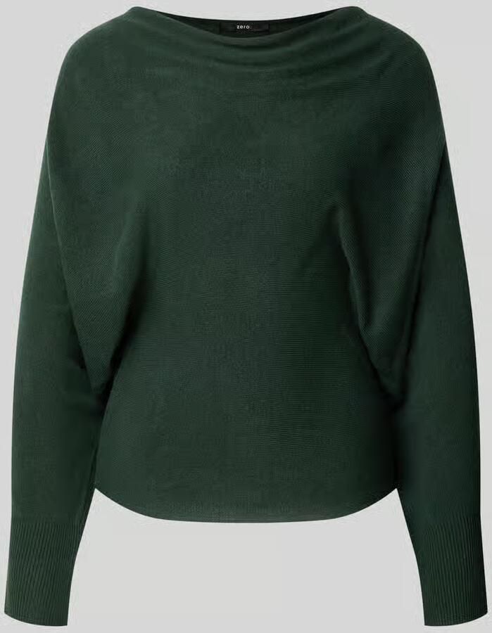 Zero Gebreide pullover met cascadehals