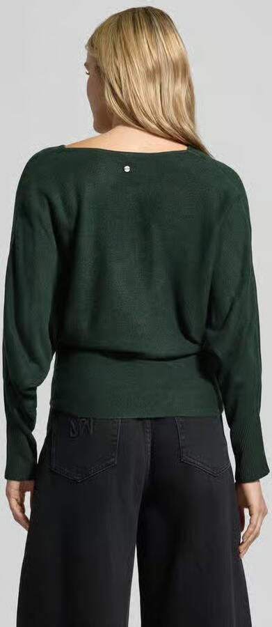 Zero Gebreide pullover met cascadehals - Foto 3