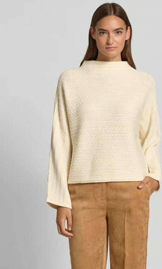 Zero Gebreide pullover met opstaande kraag - Foto 2