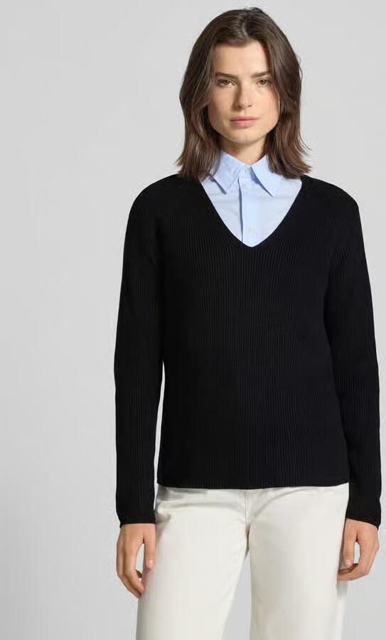 Zero Gebreide pullover met V-hals - Foto 2