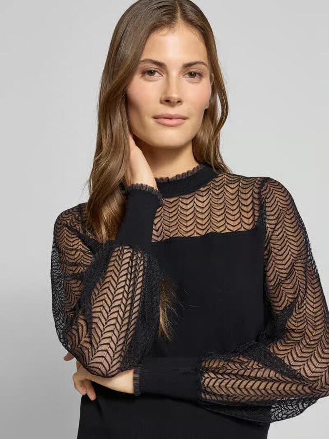 Zero Gebreide pullover van viscosemix