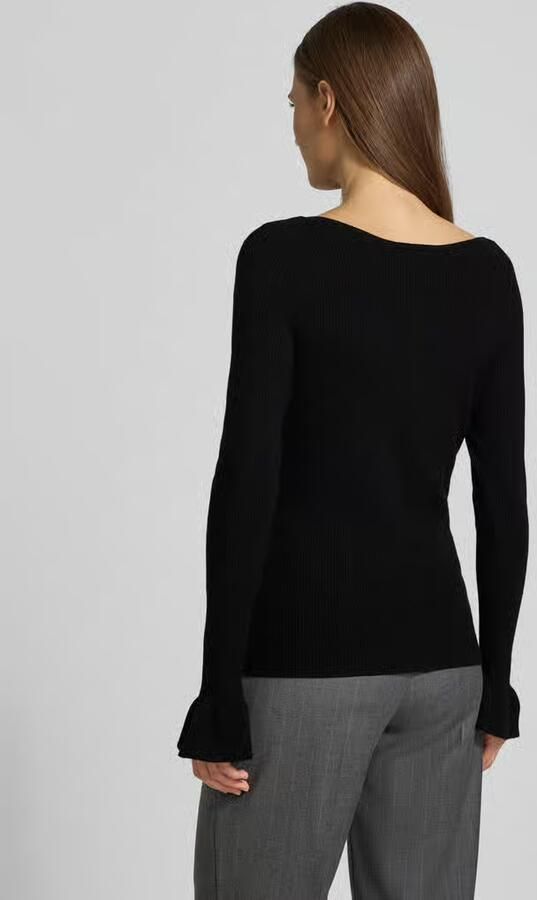 Zero Gebreide pullover met boothals